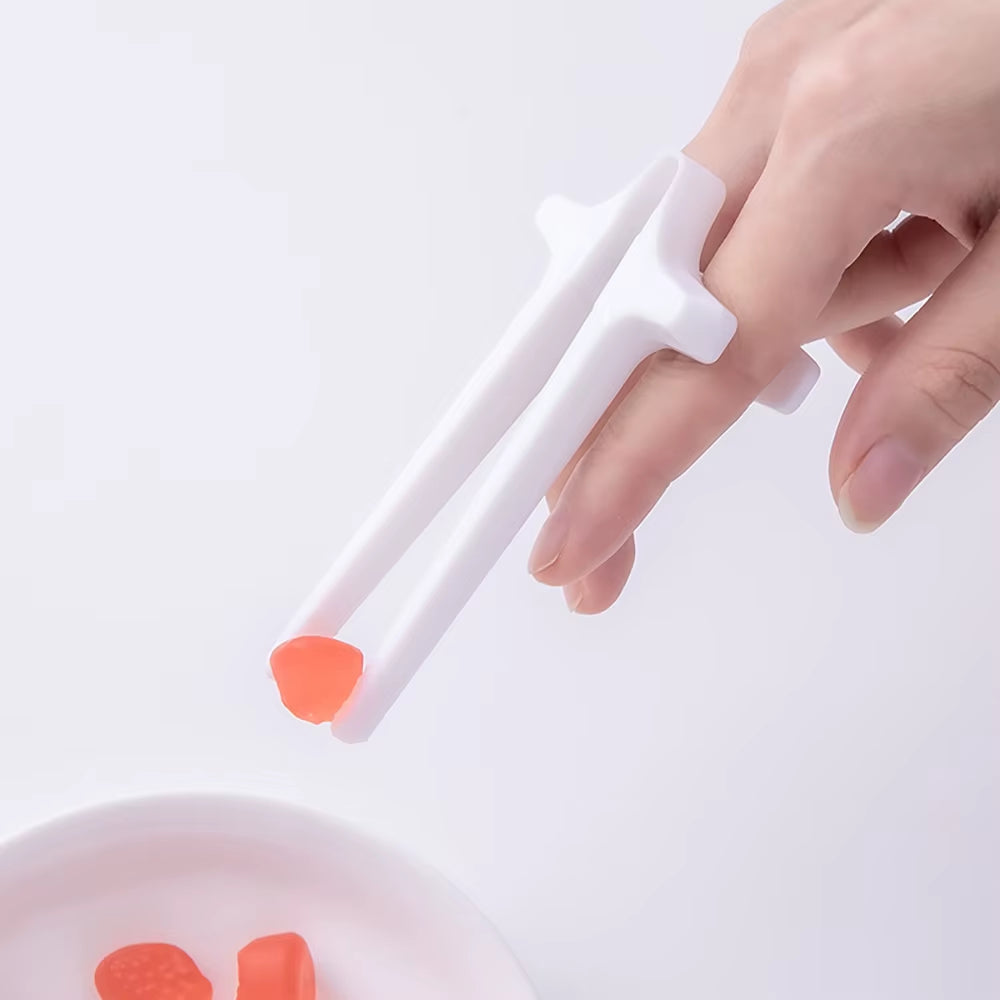 1Pc Finger Chopsticks Game Player Snack Chopstick Holder Plastic Game Finger Cover Game Controller Training Learning Chopsticks