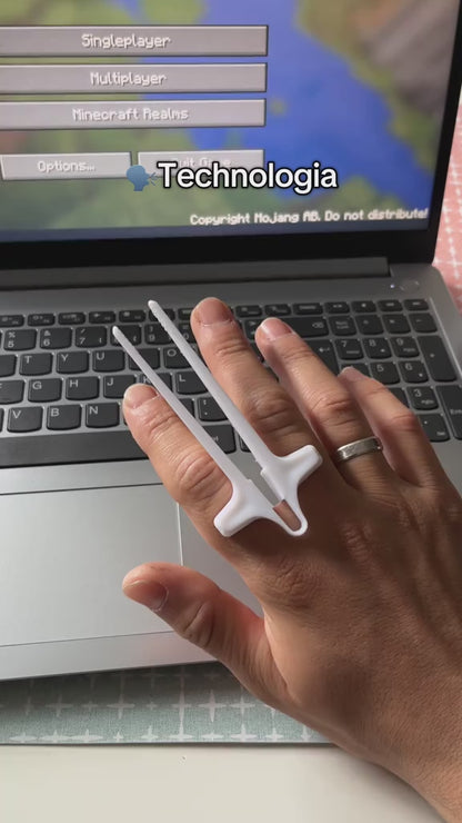 Finger Chopsticks for Gaming / Snack Holding Finger Accessory